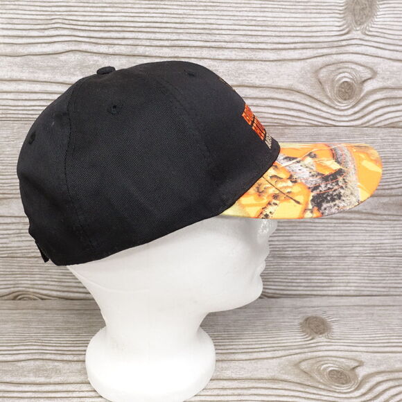 BUCK HUNTERS ANSWER THE CALL BLACK CAMO BASEBALL HAT CAP - Picture 5 of 7